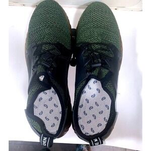 adidas Men's Green and Black Knit Sneakers